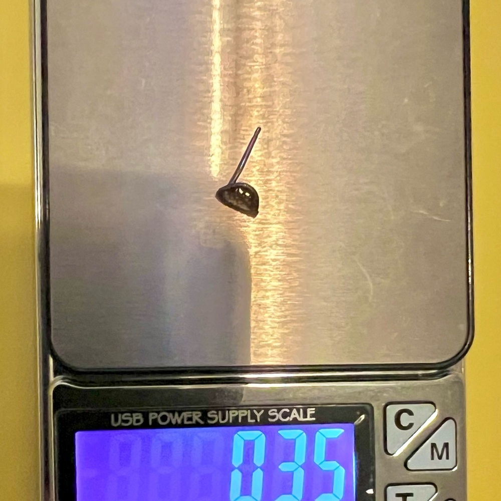 14k Solid Yellow Gold Heart Single Stud Earring O… - image 6